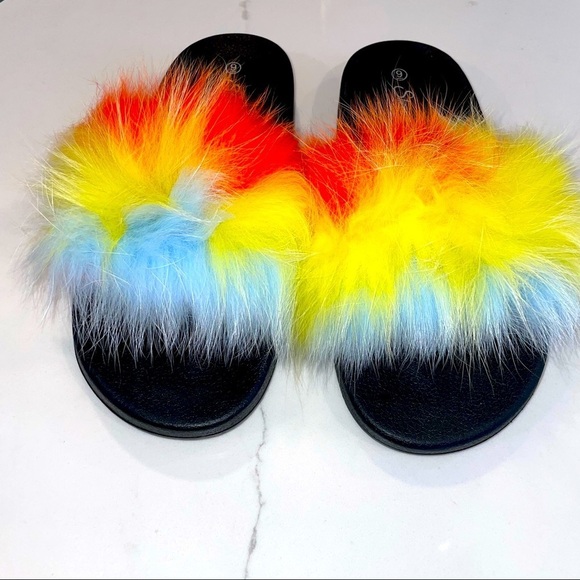 Orange fur slides - Picture 1 of 6